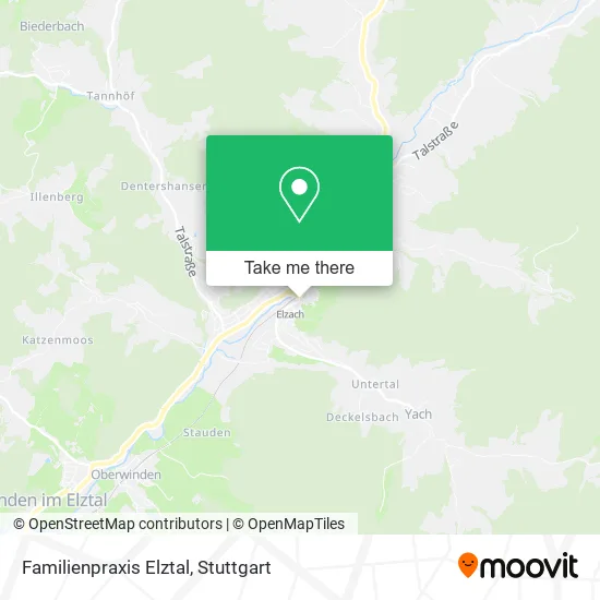 Карта Familienpraxis Elztal