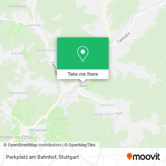 Карта Parkplatz am Bahnhof