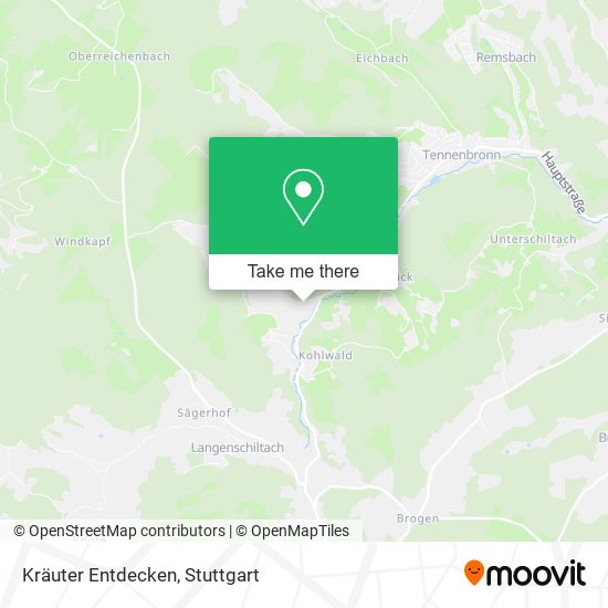 Kräuter Entdecken map