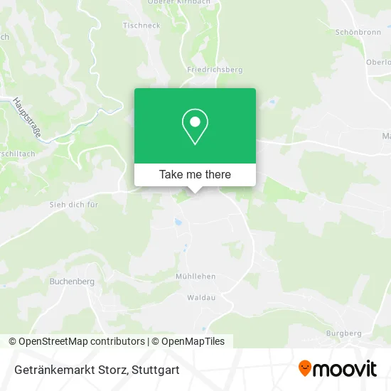 Карта Getränkemarkt Storz