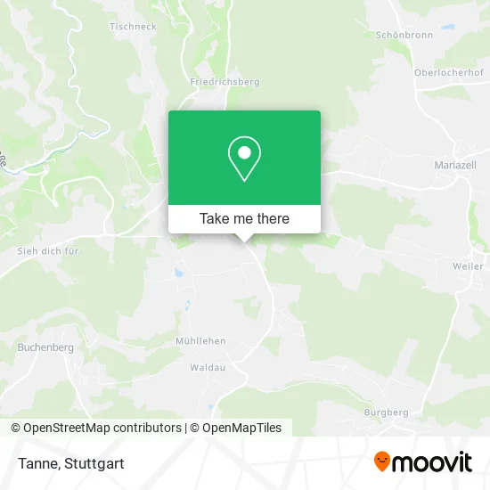 Карта Tanne