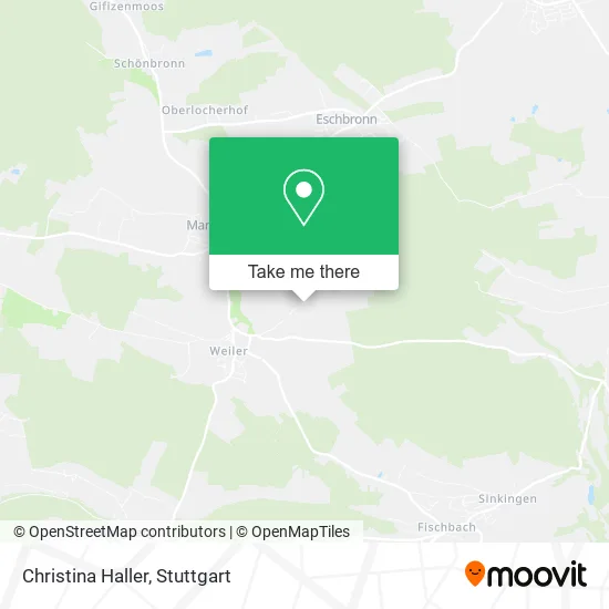 Карта Christina Haller