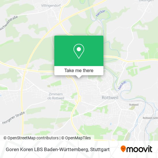 Карта Goren Koren LBS Baden-Württemberg