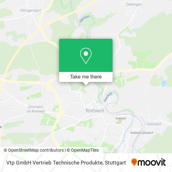 Vtp GmbH Vertrieb Technische Produkte map