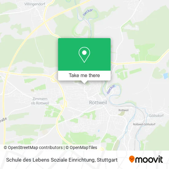 Карта Schule des Lebens Soziale Einrichtung