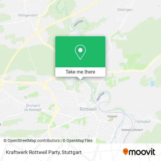 Карта Kraftwerk Rottweil Party