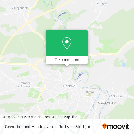 Gewerbe- und Handelsverein Rottweil map