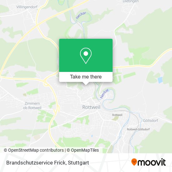 Brandschutzservice Frick map