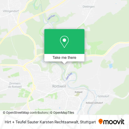 Карта Hirt + Teufel Sauter Karsten Rechtsanwalt