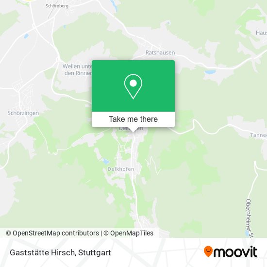 Gaststätte Hirsch map