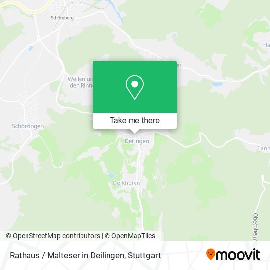 Rathaus / Malteser in Deilingen map