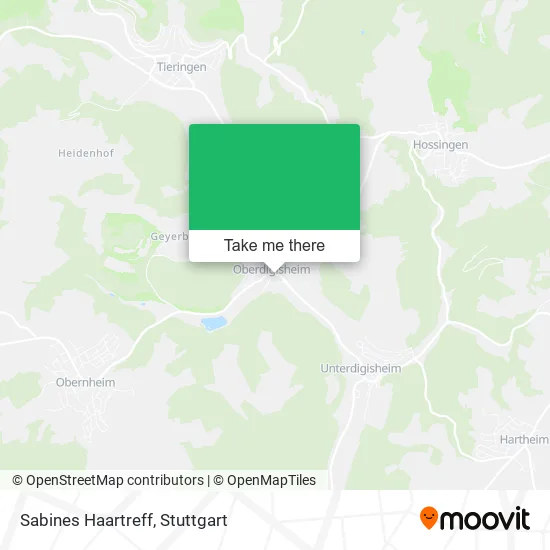 Карта Sabines Haartreff