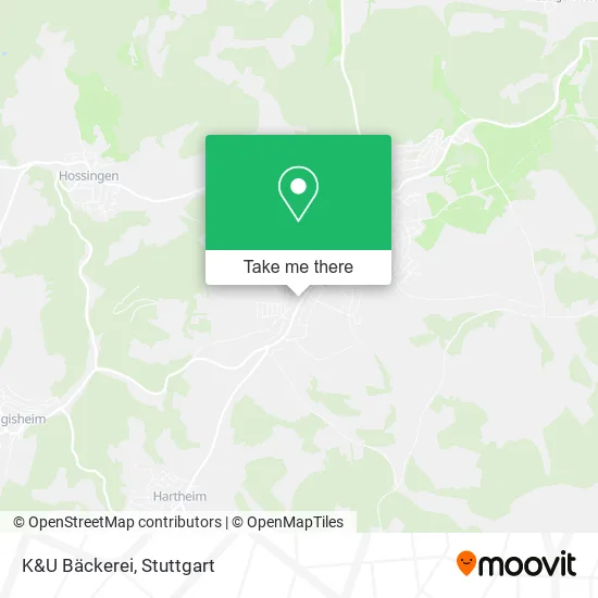 Карта K&U Bäckerei