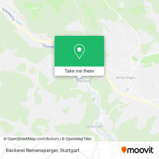 Карта Bäckerei Remensperger