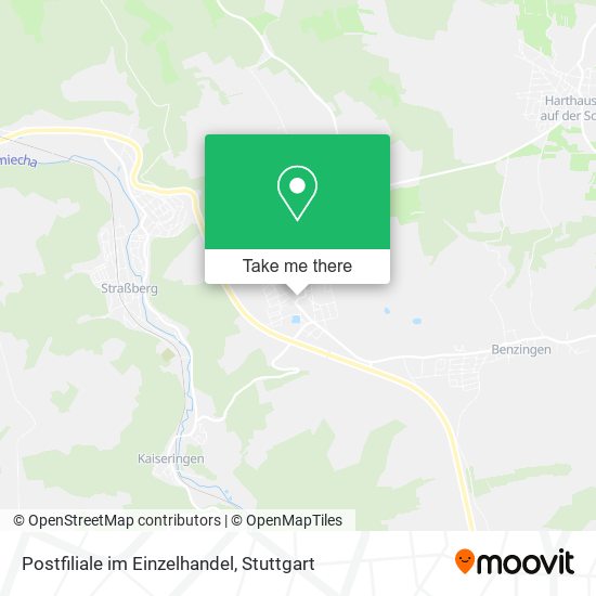 Postfiliale im Einzelhandel map