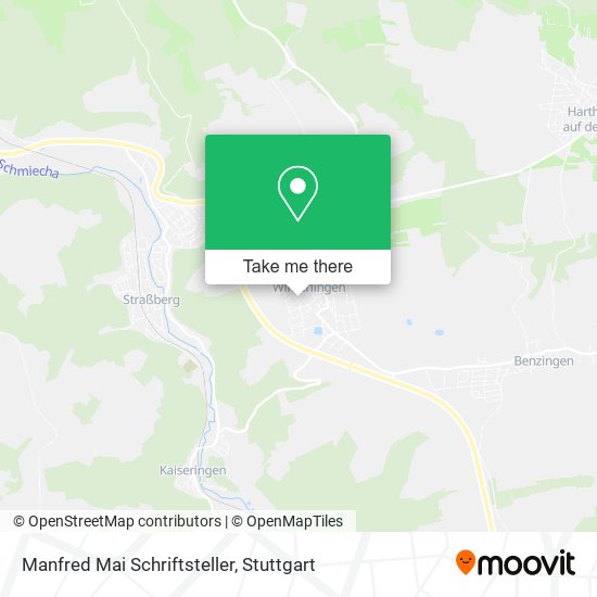Manfred Mai Schriftsteller map