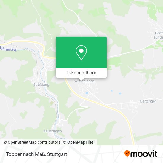 Карта Topper nach Maß