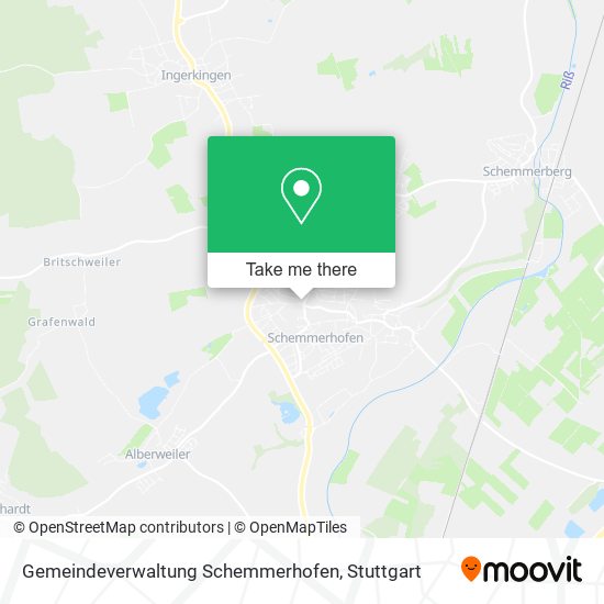Gemeindeverwaltung Schemmerhofen map
