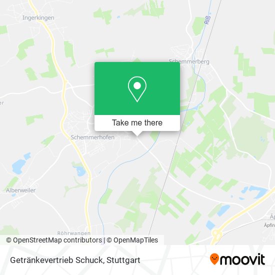 Getränkevertrieb Schuck map