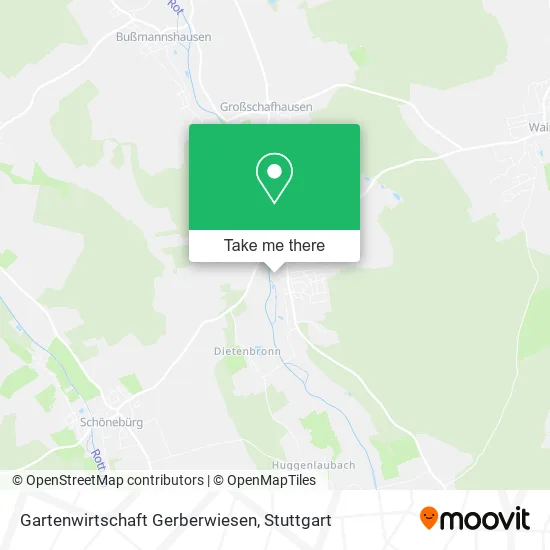 Карта Gartenwirtschaft Gerberwiesen