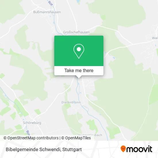 Карта Bibelgemeinde Schwendi