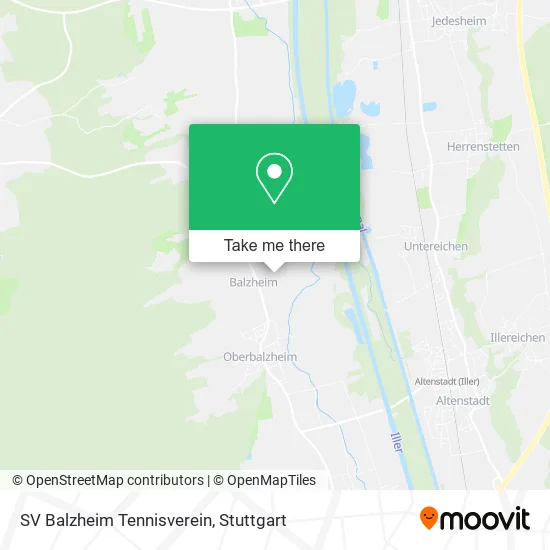Карта SV Balzheim Tennisverein