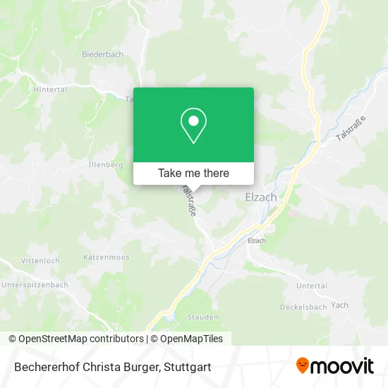 Карта Bechererhof Christa Burger