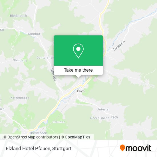 Elzland Hotel Pfauen map