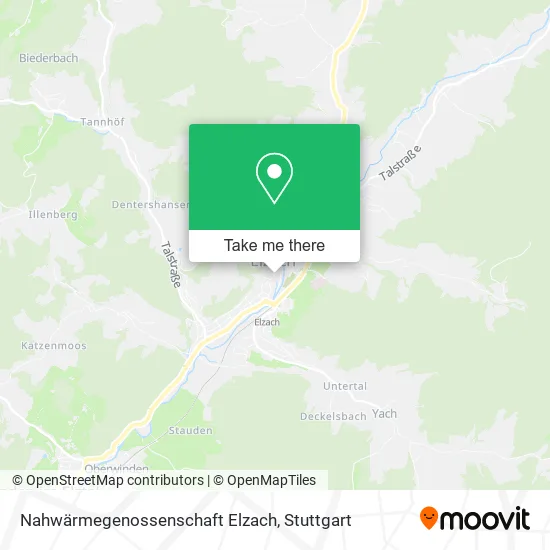 Карта Nahwärmegenossenschaft Elzach