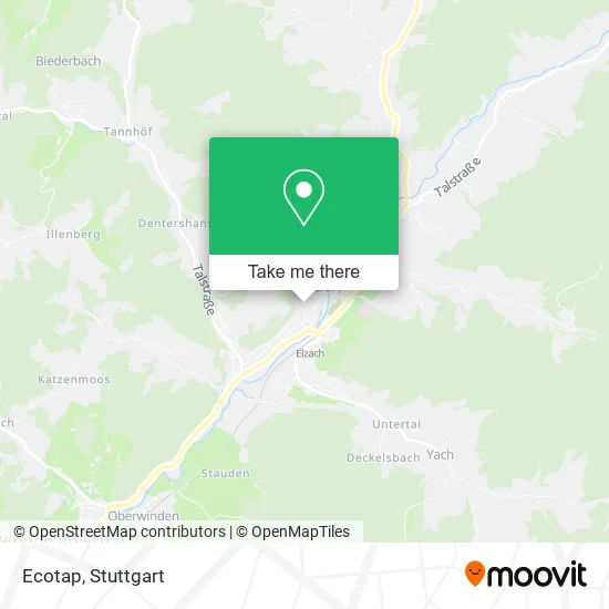 Ecotap map