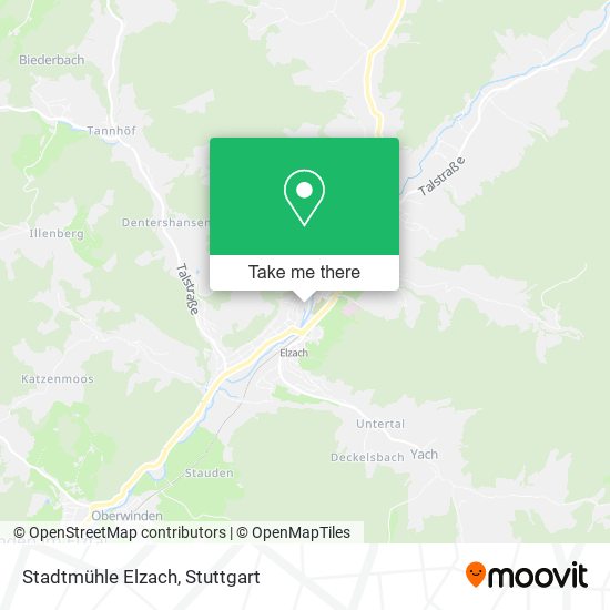 Stadtmühle Elzach map