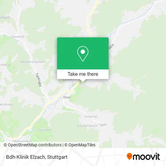 Карта Bdh-Klinik Elzach
