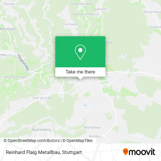 Reinhard Flaig Metallbau map