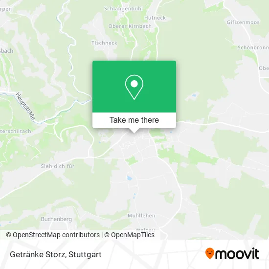 Карта Getränke Storz