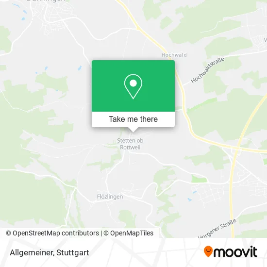 Карта Allgemeiner