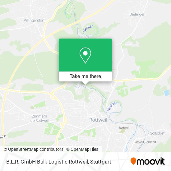 Карта B.L.R. GmbH Bulk Logistic Rottweil