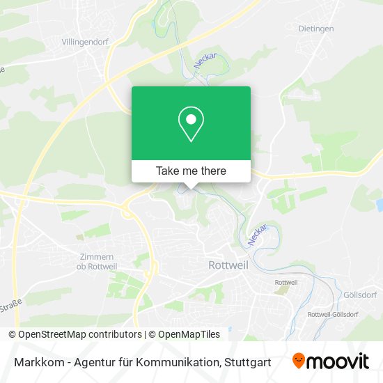 Карта Markkom - Agentur für Kommunikation