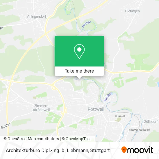 Карта Architekturbüro Dipl.-Ing. b. Liebmann