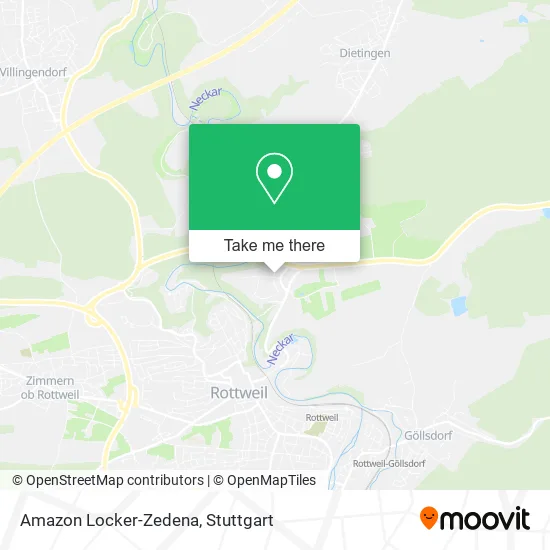 Карта Amazon Locker-Zedena