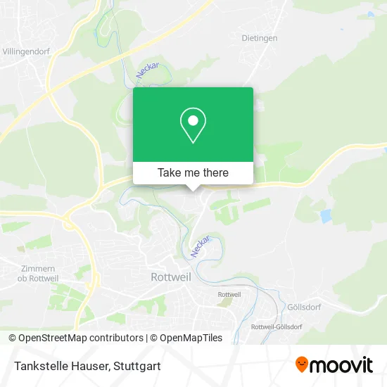 Карта Tankstelle Hauser