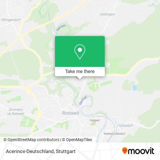 Acerinox-Deutschland map