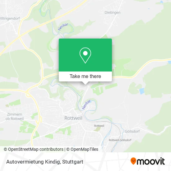 Карта Autovermietung Kindig