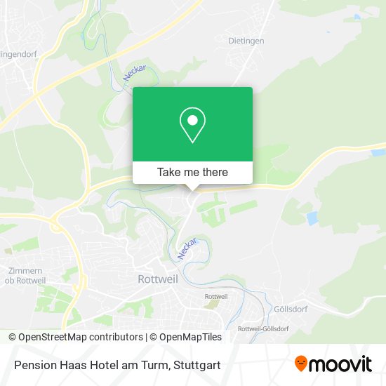 Pension Haas Hotel am Turm map