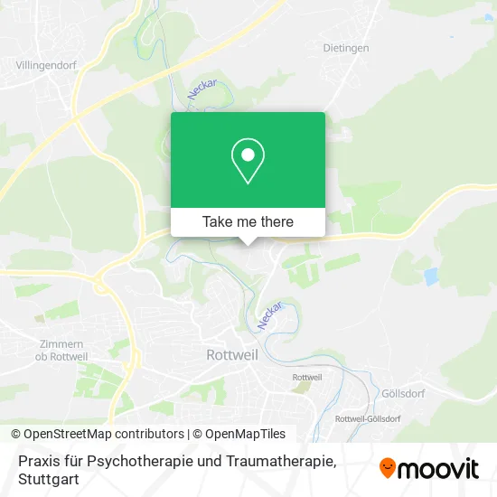 Карта Praxis für Psychotherapie und Traumatherapie