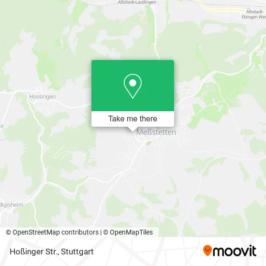 Карта Hoßinger Str.