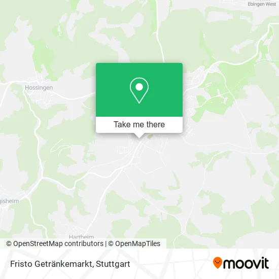Карта Fristo Getränkemarkt