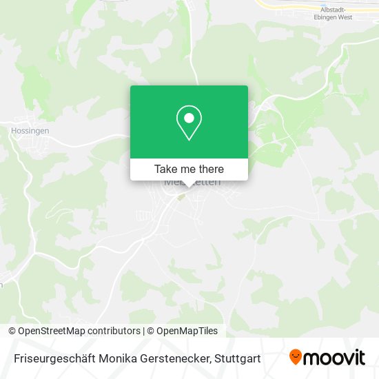 Карта Friseurgeschäft Monika Gerstenecker