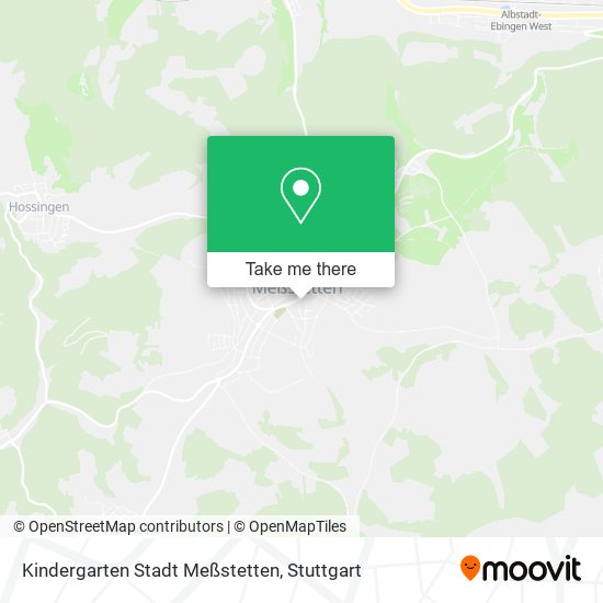 Kindergarten Stadt Meßstetten map