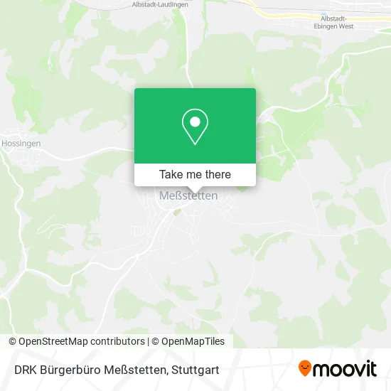 Карта DRK Bürgerbüro Meßstetten