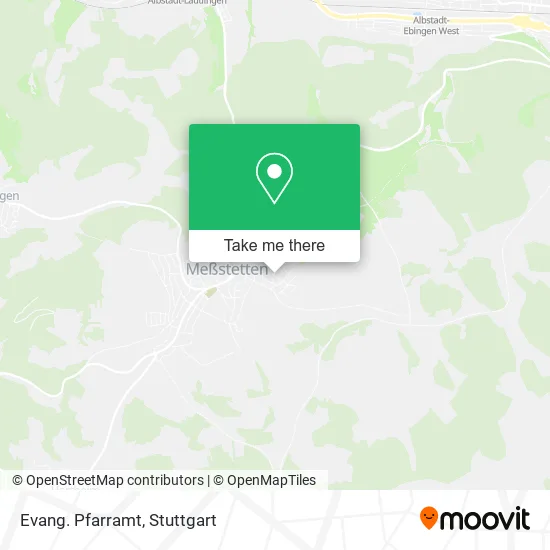 Карта Evang. Pfarramt
